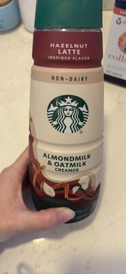 HAZELNUT LATTE INSPIRED FLAVOR ALMONDMILK & OATMILK CREAMER