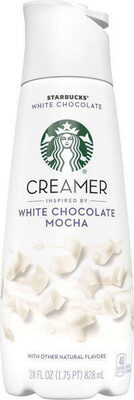 White chocolate coffee creamer