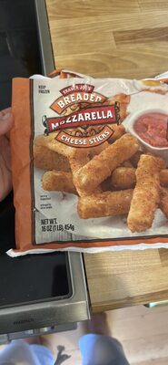 Breaded Mozzarella Cheese Sticks