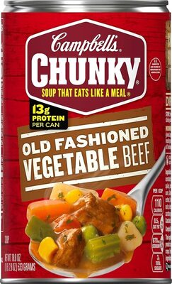 Chunky Old Fashioned Vegetable Beef