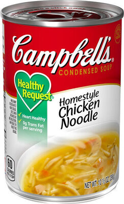 Homestyle chicken noodle condensed soup