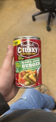 SIRLOIN BURGER WITH COUNTRY VEGETABLES