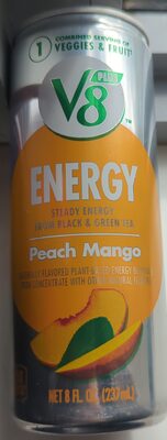 Peach Mango V8 Energy