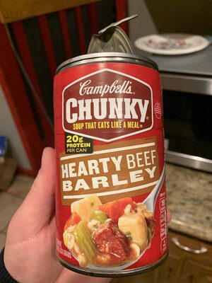 Campbell's chunky soup beef & barley