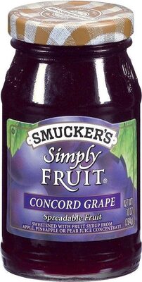 Simply fruit concord grape spreadable fruit