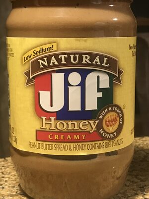 Natural Creamy Peanut Butter & Honey