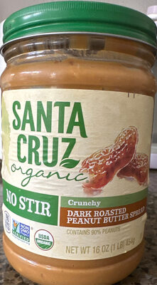 No Stir - Organic Crunchy Dark Roasted Peanut Butter Spread