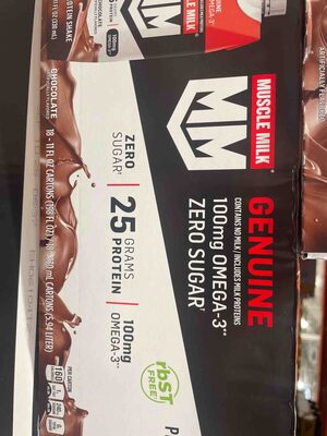 Genuine Muscle Milk Zero Sugar
