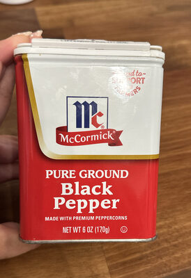Ground pepper black