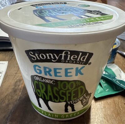 Organic Plain Grassfed Greek Yogurt