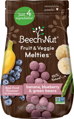Beech nut fruit & veggie melties