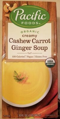 Cashew Carrot Ginger Soup
