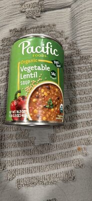 Organic Vegetable Lentil Soup