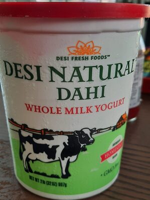 Desi Natural Dahi Whole Milk Yogurt