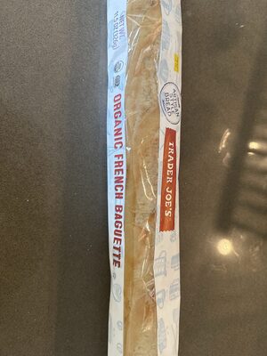 Organic French Baguette Artisan Style Bread