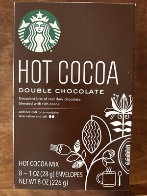 Hot cocoa double chocolate