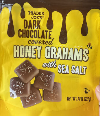 Dark Chocolate covered Honey Grahams with Sea Salt