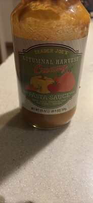 AUTUMNAL HARVEST Creamy PASTA SAUCE
