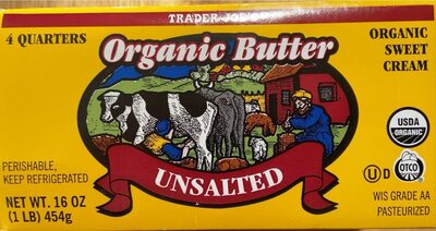 Organic Butter, Unsalted