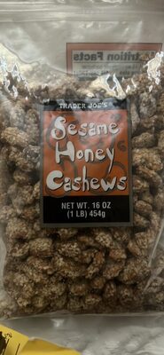 Sesame Honey Cashews