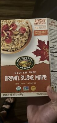 BROWN SUGAR MAPLE INSTANT OATMEAL