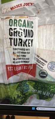 Organic Ground Turkey