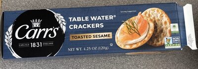 Table Water Crackers Toasted Sesame
