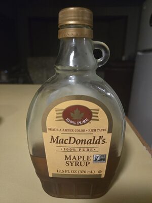Pure Maple Syrup Amber Rich