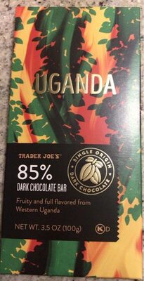 Uganda 85% Dark Chocolate Bar