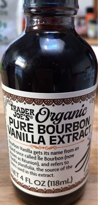 Organic Pure Bourbon Vanilla Extract
