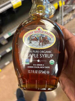 100% Pure Organic Maple Syrup