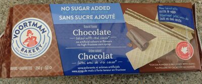 No Sugar Added Chocolate Wafers