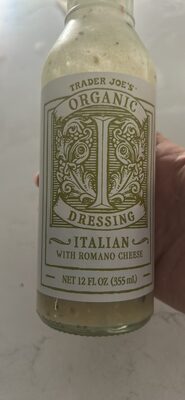 Organic Italian Dressing with Romano Cheese
