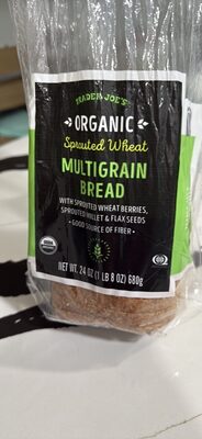 Organic Sprouted Wheat Multigrain Bread