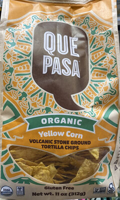 Organic Yellow Corn Volcanic Stone Ground Tortilla Chips