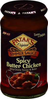 Simmer sauce for spicy butter chicken