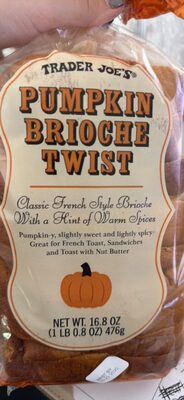 Pumpkin Brioche Twist