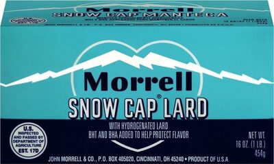 Snow cap lard