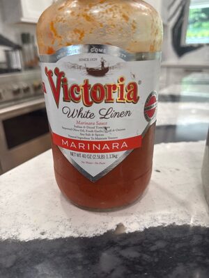 White linen marinara sauce