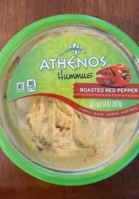 Roasted red pepper hummus