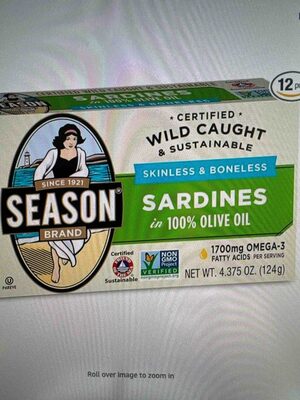 Sardines in 100% Olive Oil