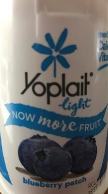 Yoplait Light Blueberry Patch Fat Free Yogurt