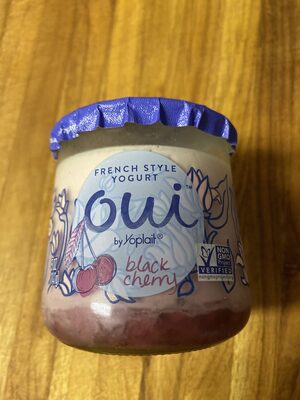 Black cherry french style yogurt