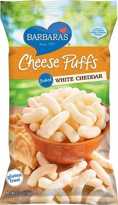 Cheese puffs baked white cheddar gluten free
