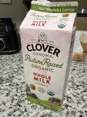Organic whole milk