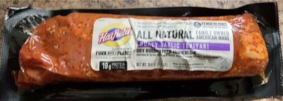 Honey garlic teriyaki dry rubbed pork tenderloin