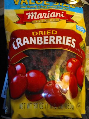 Mariani, sweetened dried cranberries