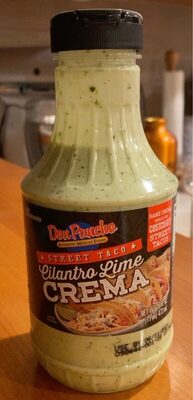 Cilantro lime crema