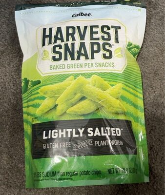 Baked Green Pea Snacks Lightly Salted