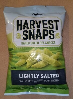 Baked Green Pea Snacks Lightly Salted